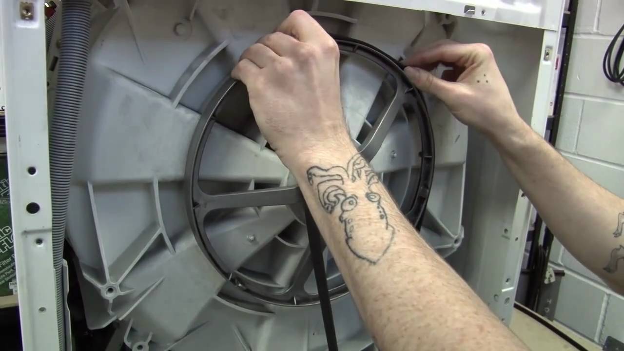 Починка ремня стиральной машины